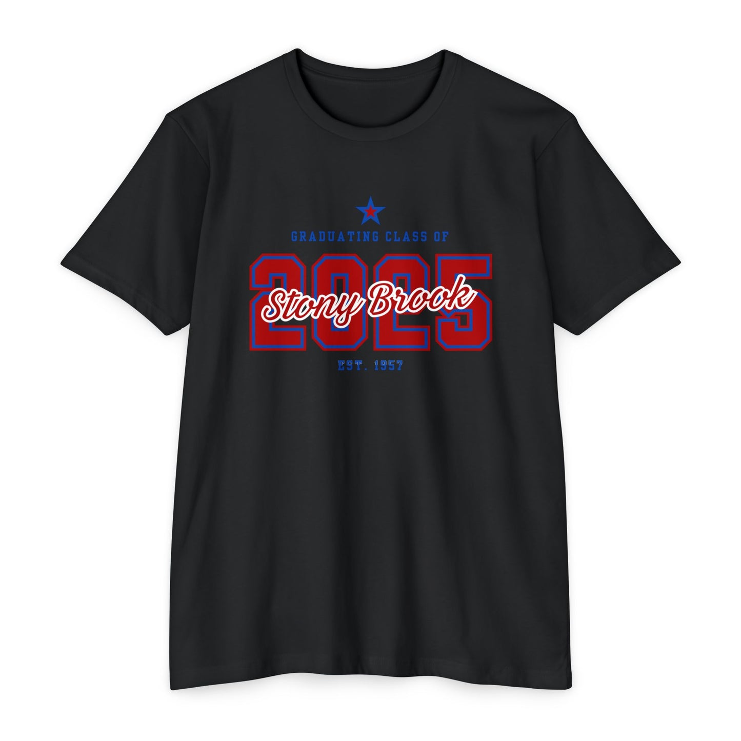 Graduation T-Shirt for SUNY Stony Brook Class of 2025, Student Gift, Dorm clothing, special occasion tee