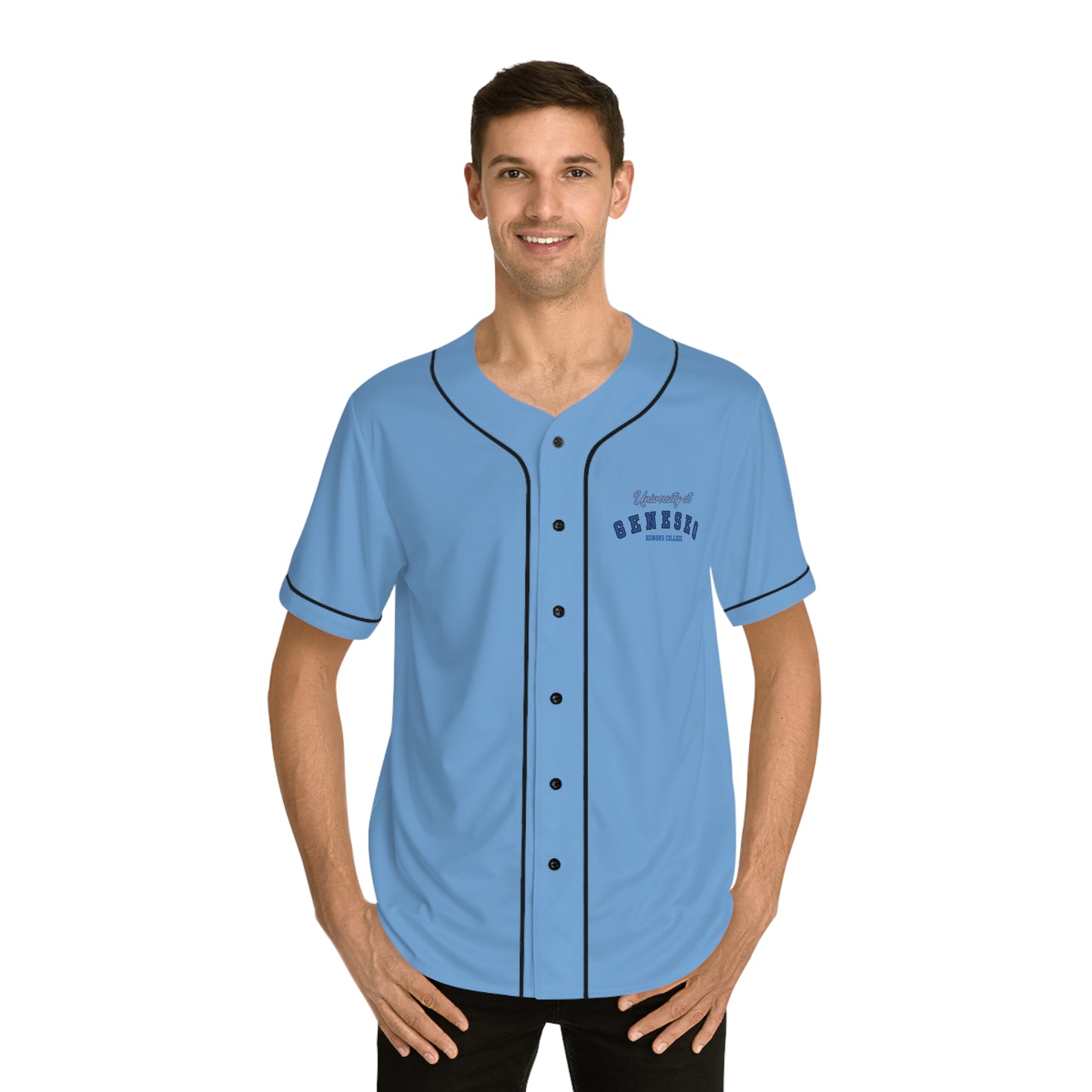 Copy of SUNY Geneseo University, College Pride Men's Baseball Jersey Shirt, Student Spirit Geneseo Knights, Geneseo Team PRide Jersey