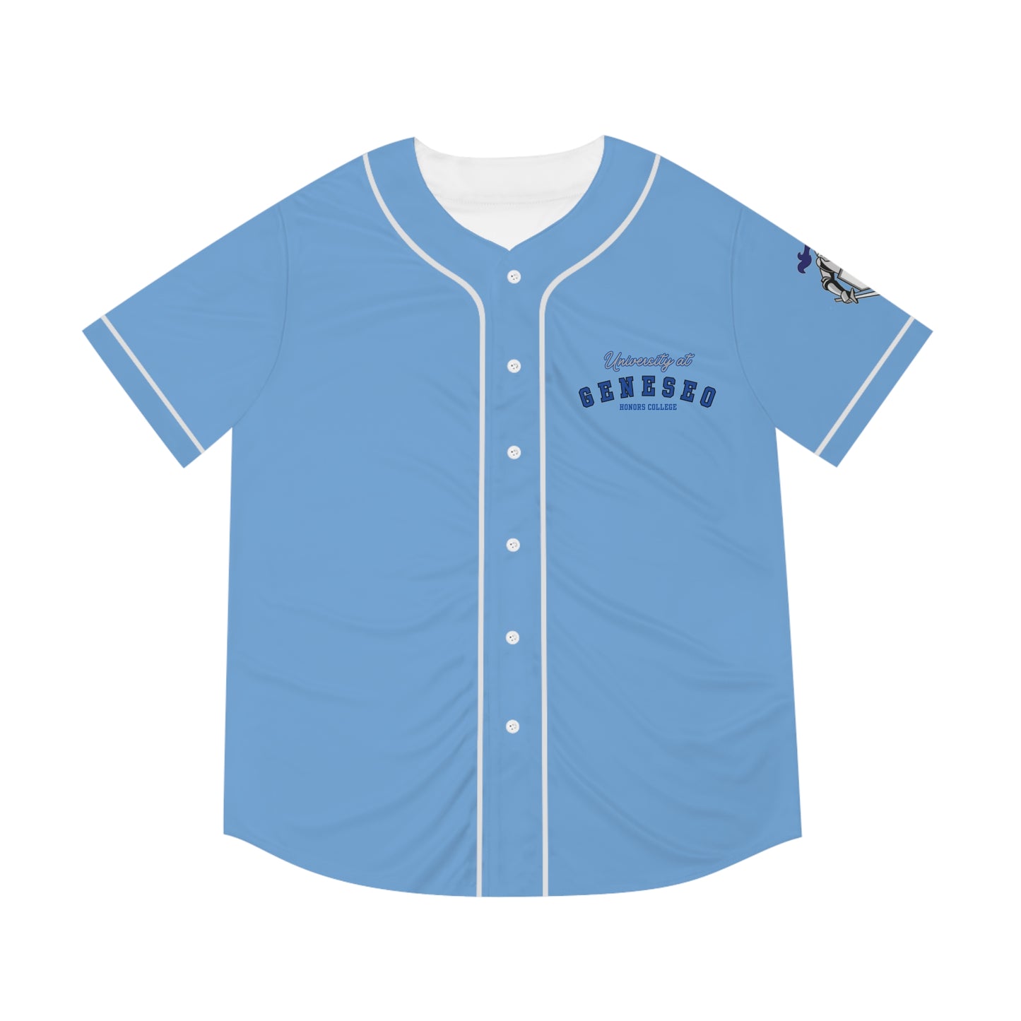 Copy of SUNY Geneseo University, College Pride Men's Baseball Jersey Shirt, Student Spirit Geneseo Knights, Geneseo Team PRide Jersey