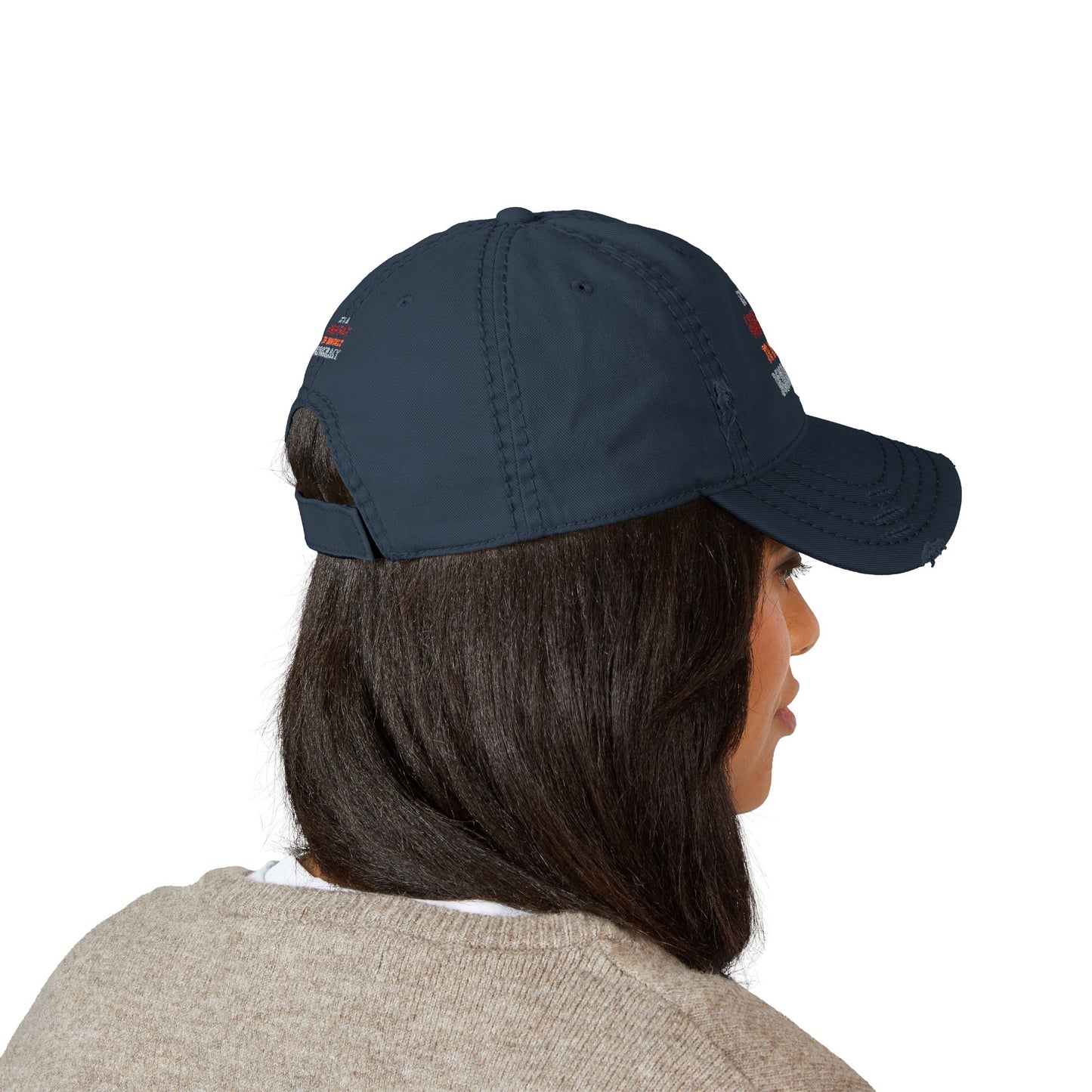 Empowering Distressed Dad Hat - It's a Good Day to Protect Democracy, Casual Wear, Political Cap, Gift for Activists, Unisex Fashion