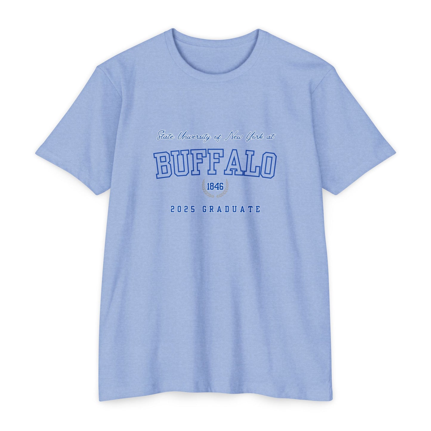 Graduation T-Shirt for SUNY Buffalo Class of 2025, Student Gift, Dorm clothing, special occasion tee