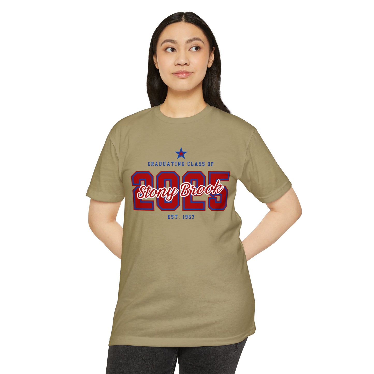 Graduation T-Shirt for SUNY Stony Brook Class of 2025, Student Gift, Dorm clothing, special occasion tee