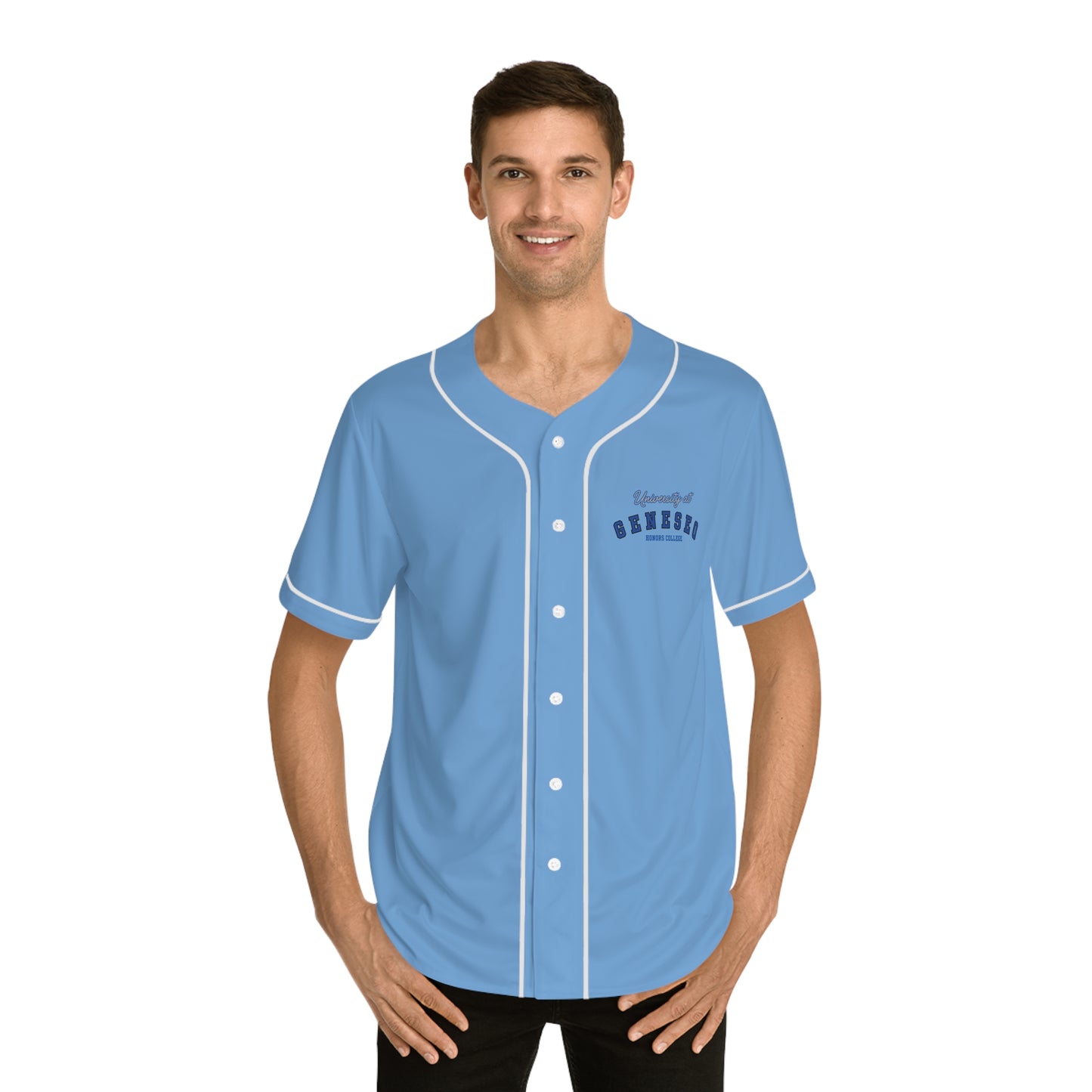 Copy of SUNY Geneseo University, College Pride Men's Baseball Jersey Shirt, Student Spirit Geneseo Knights, Geneseo Team PRide Jersey