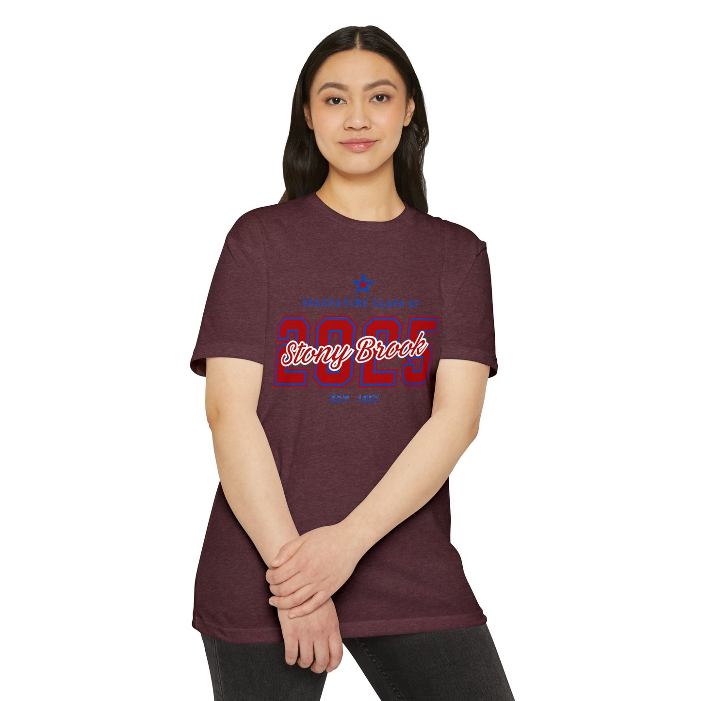 Graduation T-Shirt for SUNY Stony Brook Class of 2025, Student Gift, Dorm clothing, special occasion tee