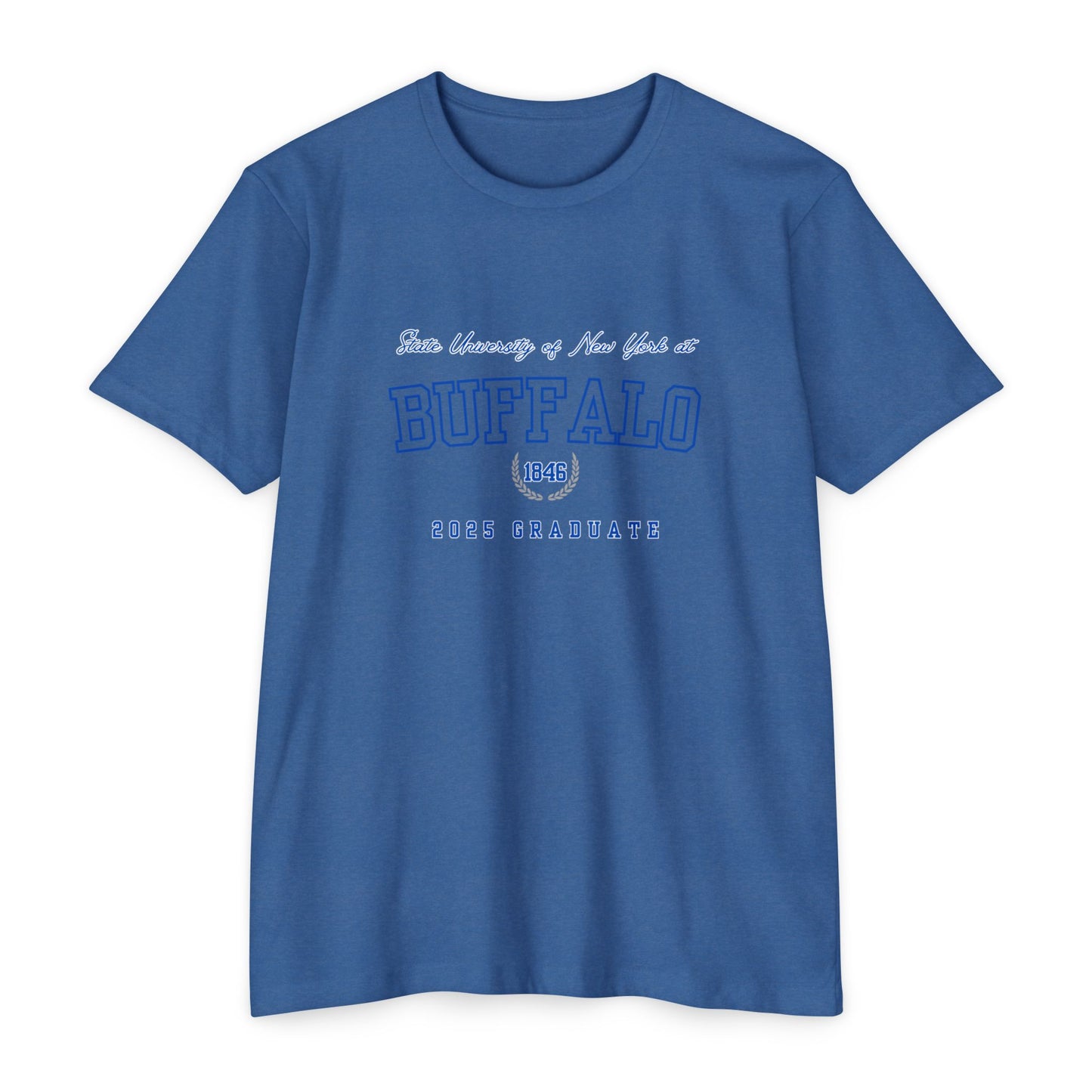 Graduation T-Shirt for SUNY Buffalo Class of 2025, Student Gift, Dorm clothing, special occasion tee