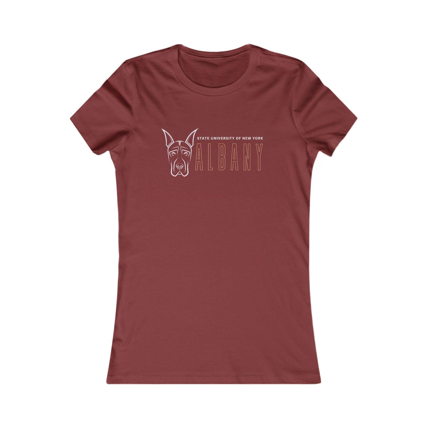 College Shirt University at Albany SUNY Women's Favorite Tee - School Spirit Apparel, Alumni Gift, Team Tee, University Merchandise