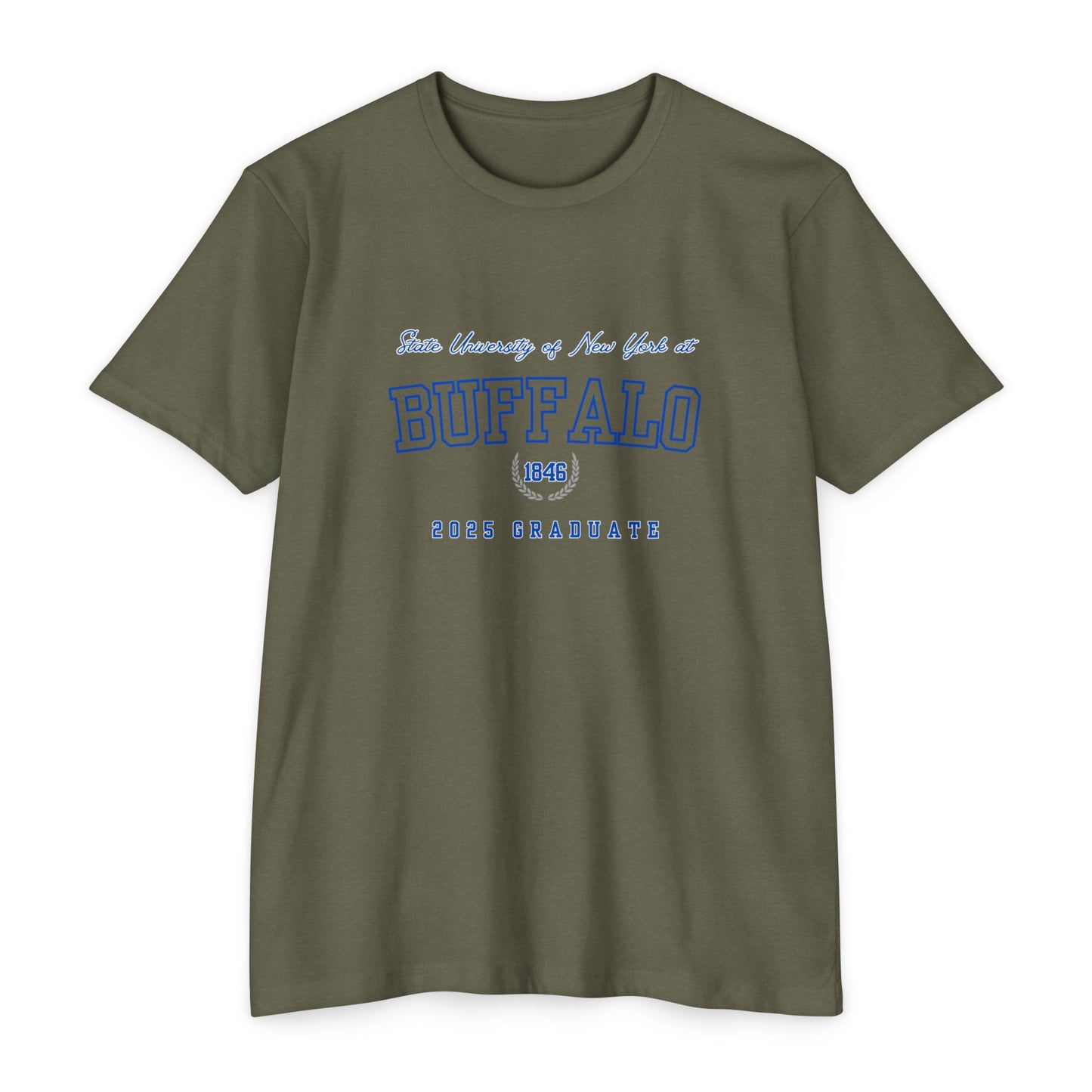 Graduation T-Shirt for SUNY Buffalo Class of 2025, Student Gift, Dorm clothing, special occasion tee