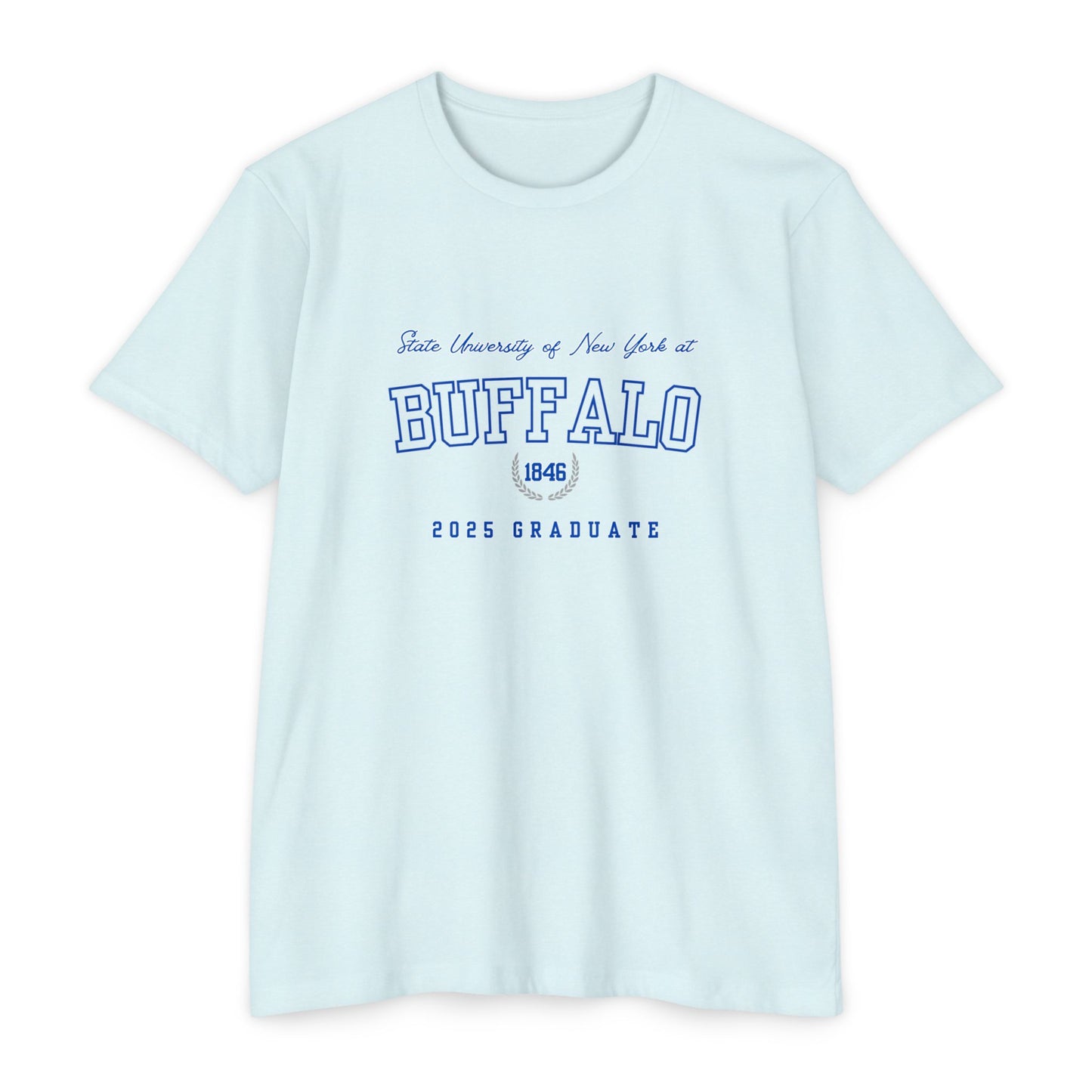 Graduation T-Shirt for SUNY Buffalo Class of 2025, Student Gift, Dorm clothing, special occasion tee