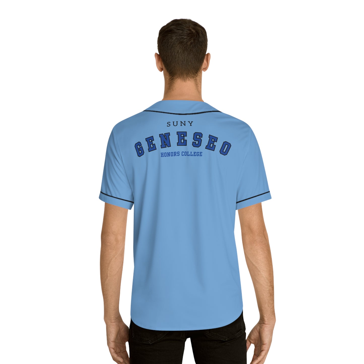 Copy of SUNY Geneseo University, College Pride Men's Baseball Jersey Shirt, Student Spirit Geneseo Knights, Geneseo Team PRide Jersey