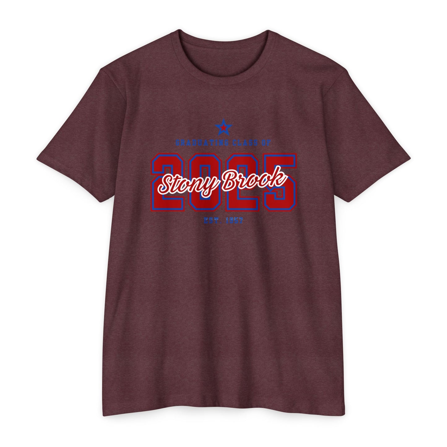 Graduation T-Shirt for SUNY Stony Brook Class of 2025, Student Gift, Dorm clothing, special occasion tee