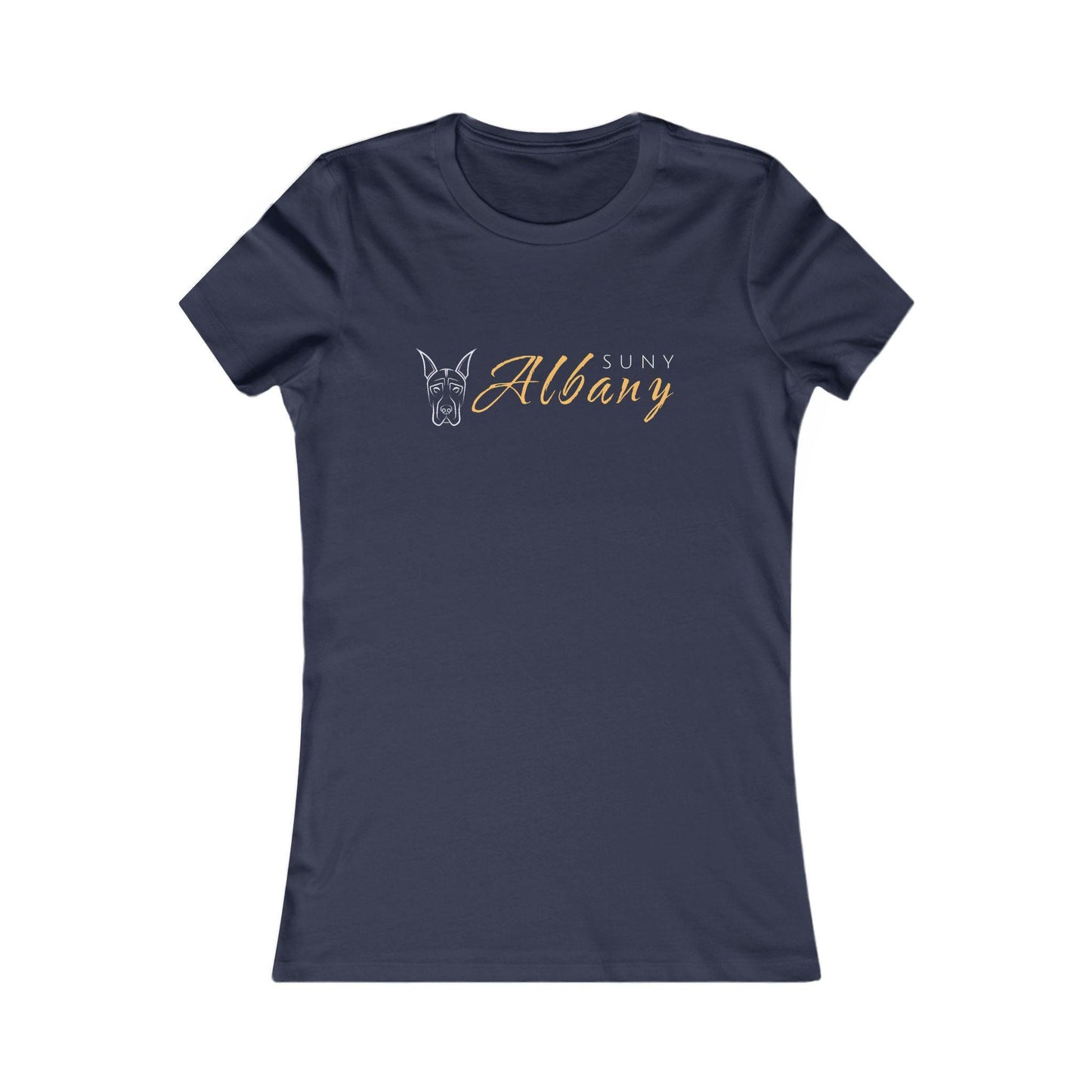 Albany SUNY Women's Favorite Tee University T-Shirt, College Tee Shirt, School Pride Shirt, Gift for Her, Graphic Tee