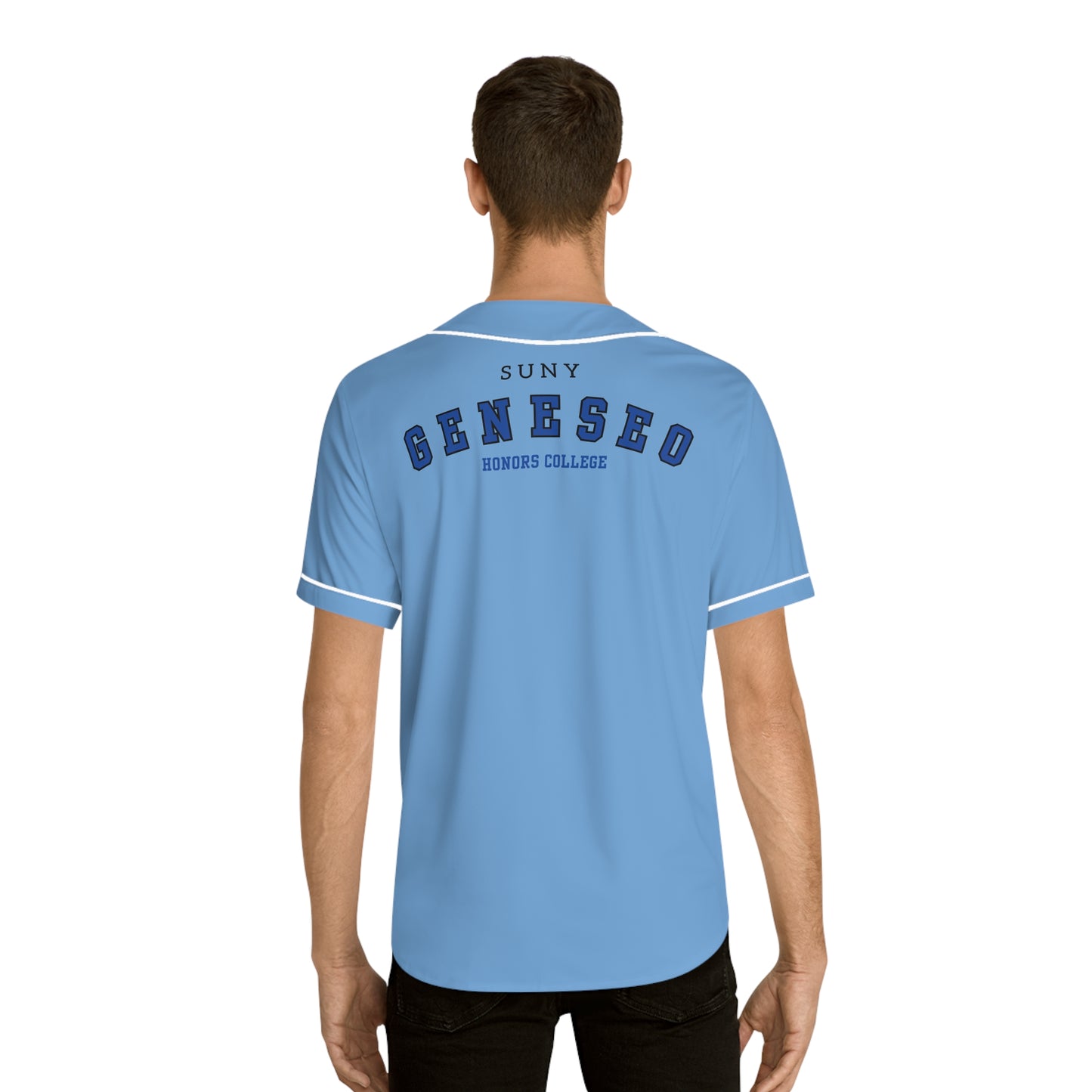 Copy of SUNY Geneseo University, College Pride Men's Baseball Jersey Shirt, Student Spirit Geneseo Knights, Geneseo Team PRide Jersey