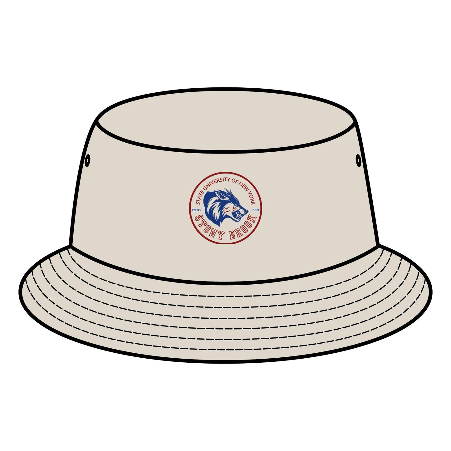 Stony Brook Seawolves SUNY Bucket Hat, Stylish Sunhat for Beach Days, Outdoor Adventures, Sports Events, Summer Style, Casual Headwear