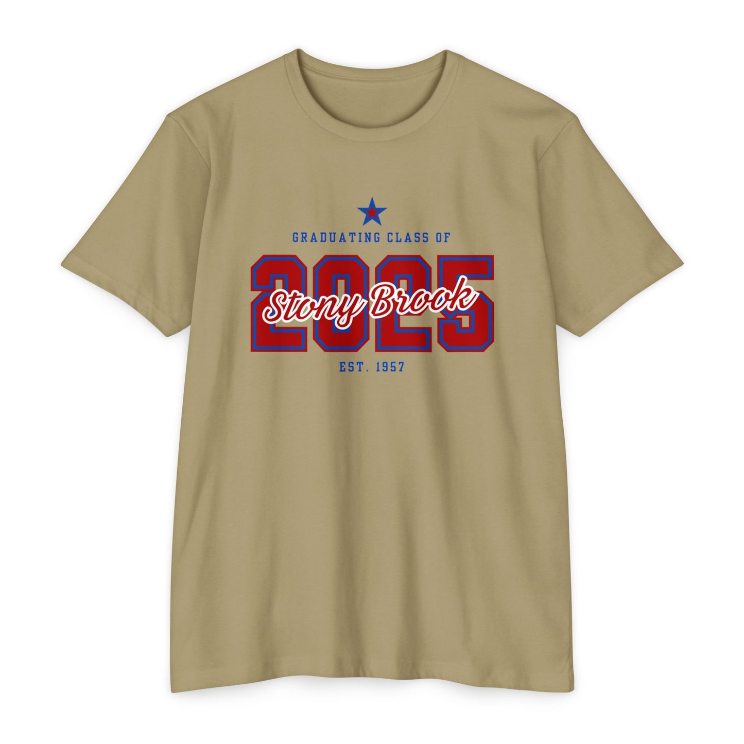 Graduation T-Shirt for SUNY Stony Brook Class of 2025, Student Gift, Dorm clothing, special occasion tee