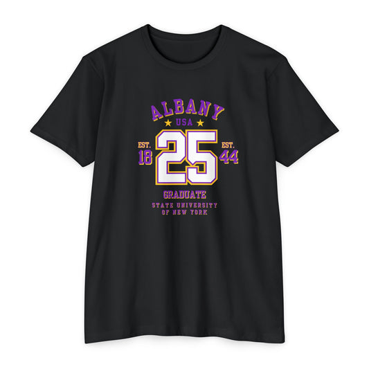 Graduation T-Shirt for SUNY Albany Class of 2025, Student Gift, Dorm clothing, special occasion tee