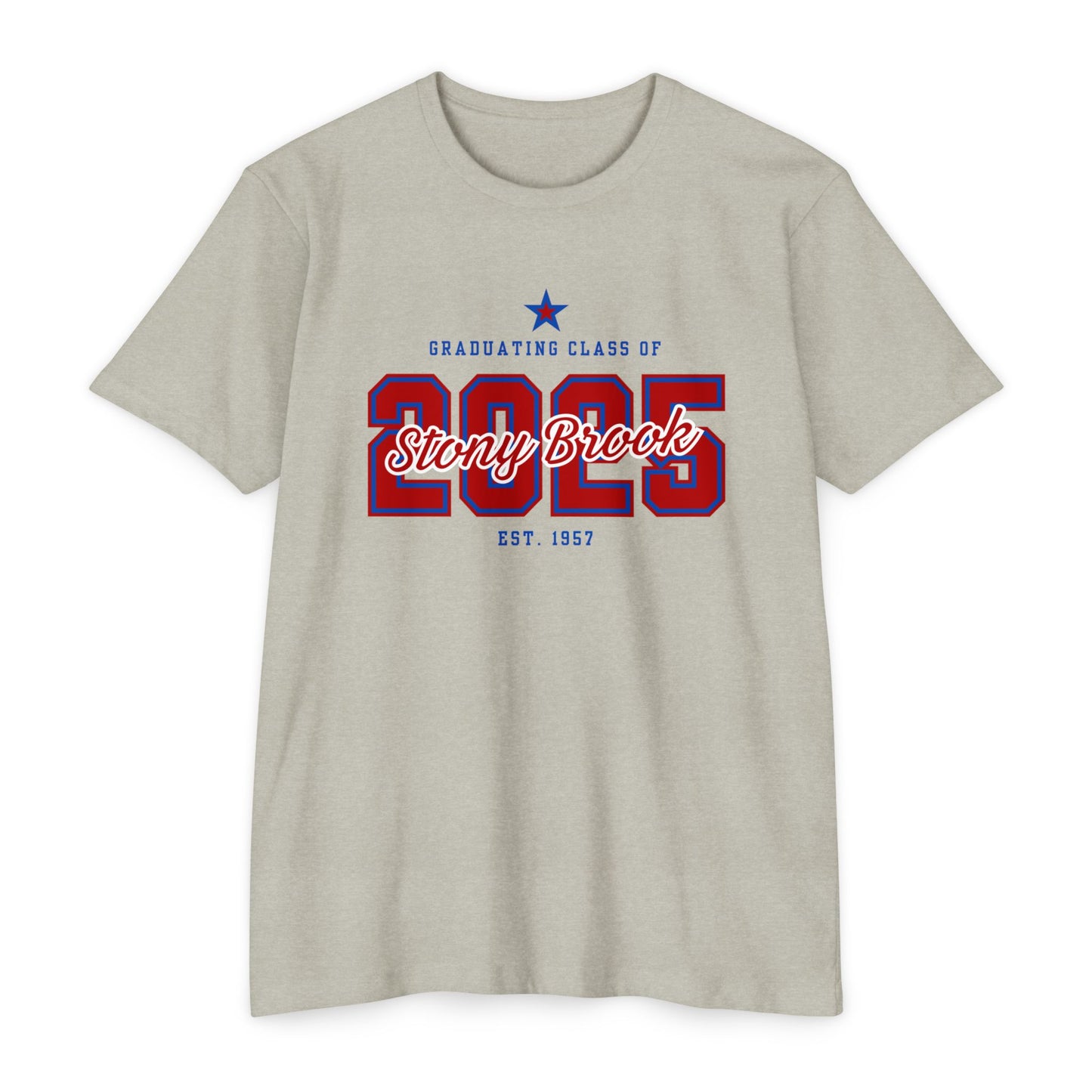 Graduation T-Shirt for SUNY Stony Brook Class of 2025, Student Gift, Dorm clothing, special occasion tee