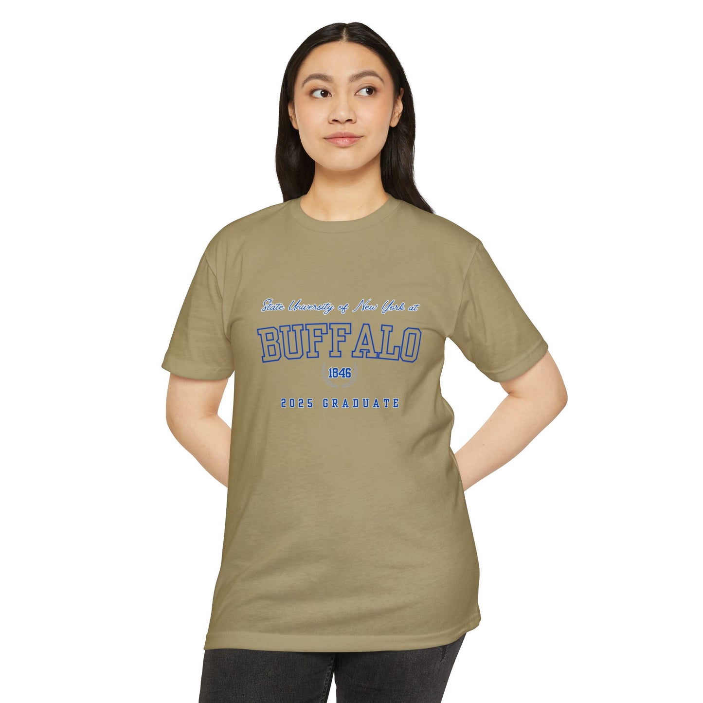 Graduation T-Shirt for SUNY Buffalo Class of 2025, Student Gift, Dorm clothing, special occasion tee