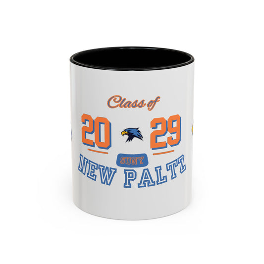 Class of 2029 Accent Coffee Mug - SUNY New Paltz, Graduation Gift, College Student Mug, School Spirit Cup, Unique Keepsake