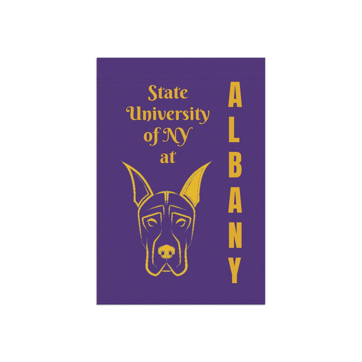 SUNY Albany University College Danes Garden & House Banner Flag PB, School Pride, College Student Outdoor Decor, Albany Danes Banner