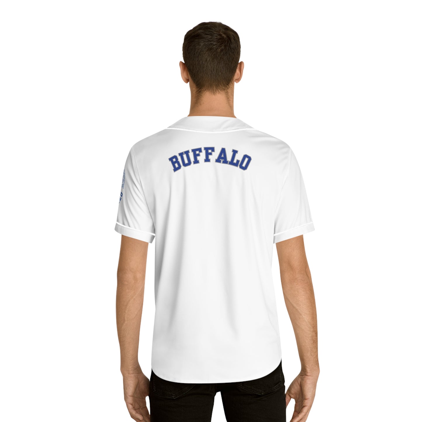 SUNY University at Buffalo Pride Men's Baseball Jersey, Univerity Pride Apparel, New York College Swag, Buffalo Bulls Jersey, UB Shirt