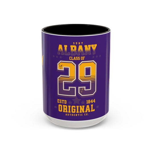 College Pride U Albany Tea Cup, Graduation Celebration Coffee Mug, Colorful Class of 29 Coffee Cup, Gift for SUNY Albany Students, Drinkware