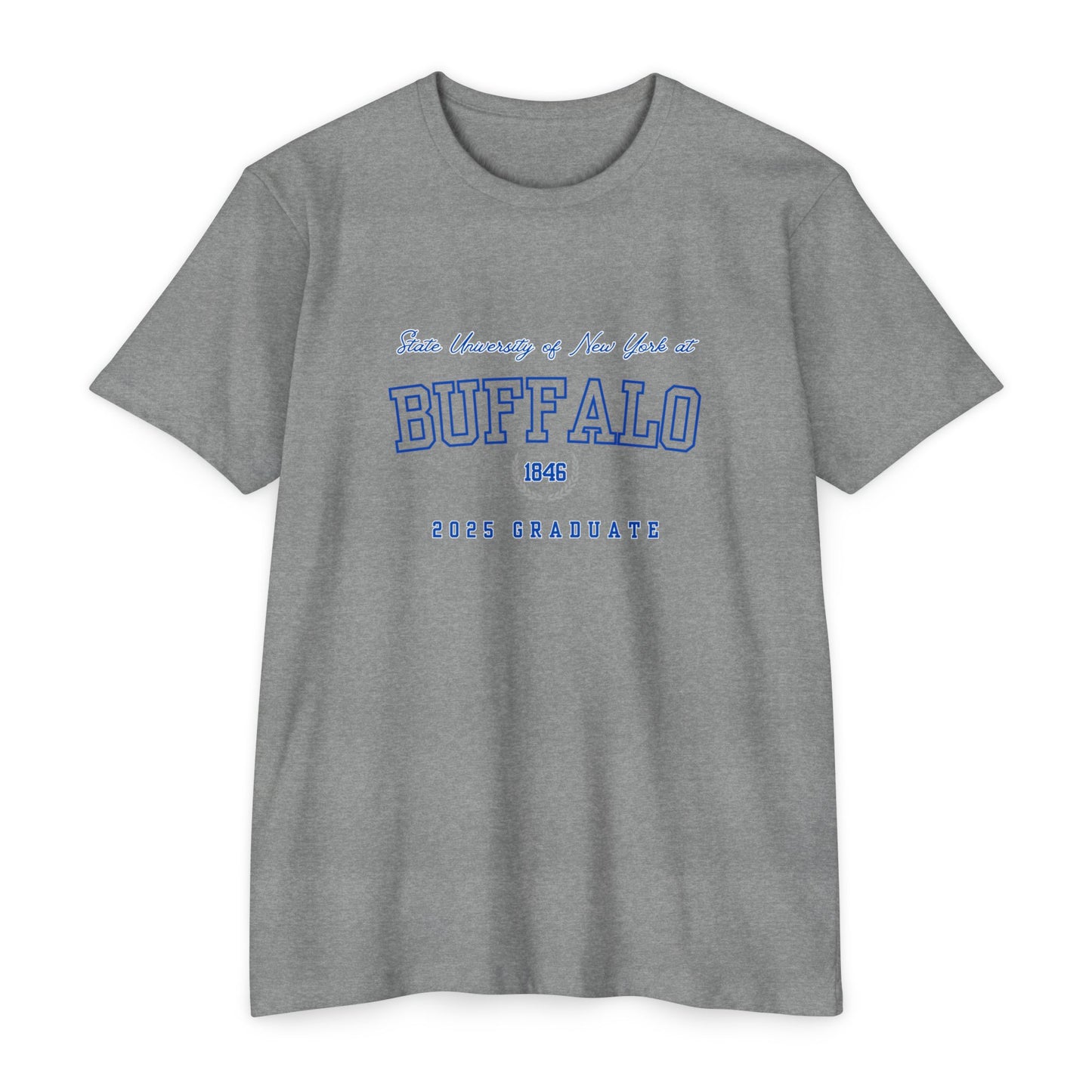 Graduation T-Shirt for SUNY Buffalo Class of 2025, Student Gift, Dorm clothing, special occasion tee