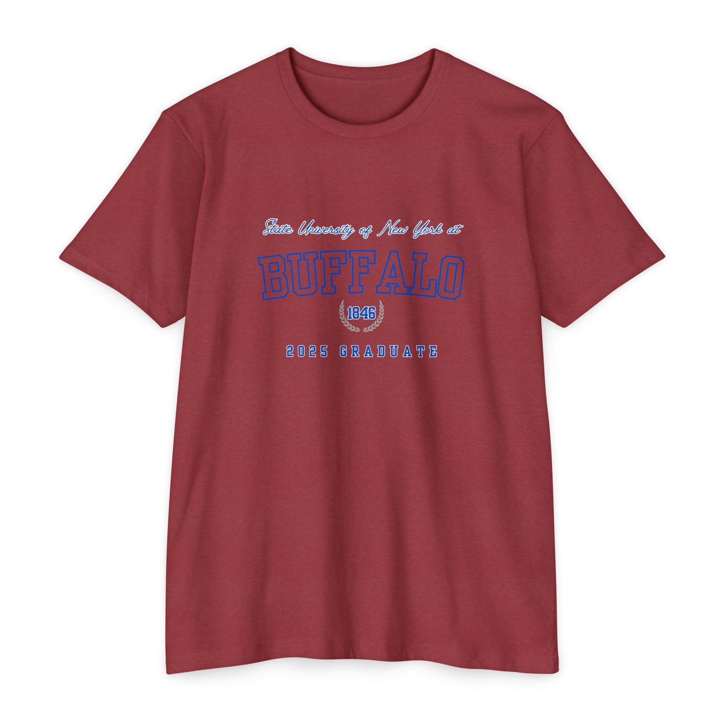 Graduation T-Shirt for SUNY Buffalo Class of 2025, Student Gift, Dorm clothing, special occasion tee