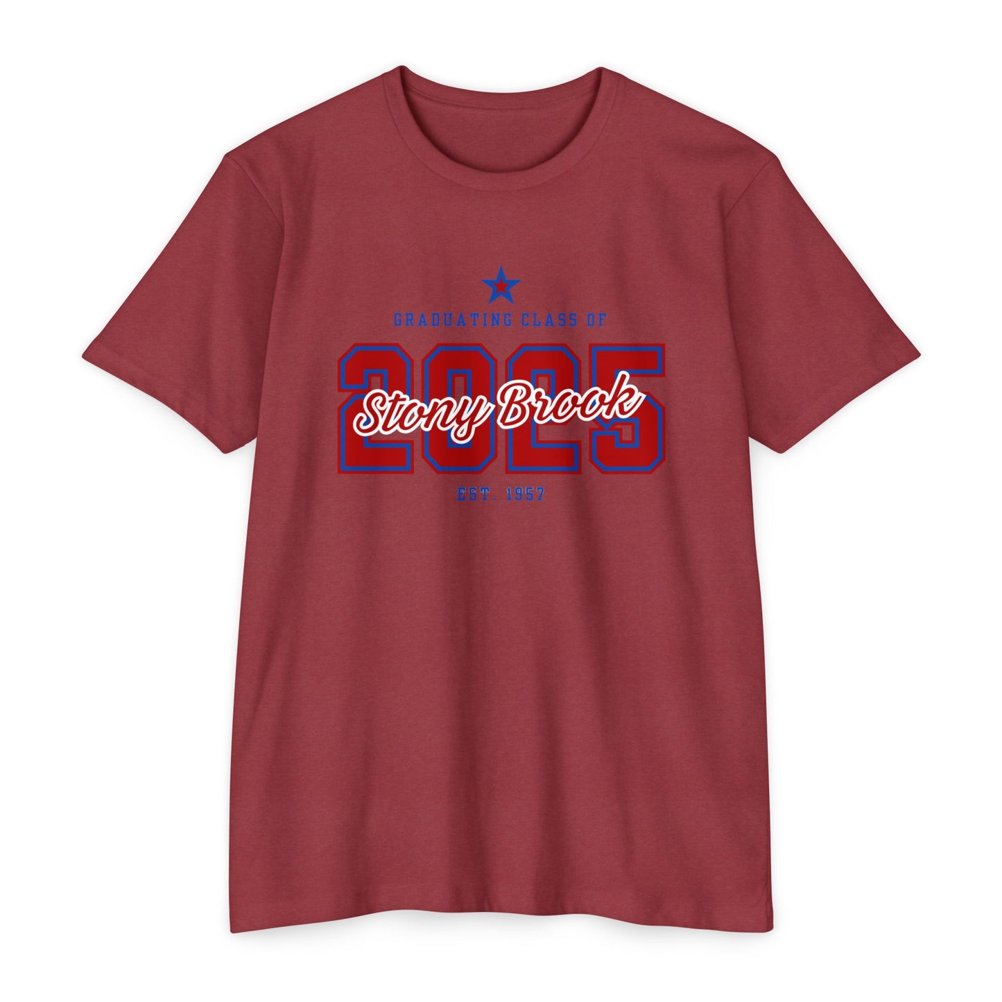 Graduation T-Shirt for SUNY Stony Brook Class of 2025, Student Gift, Dorm clothing, special occasion tee