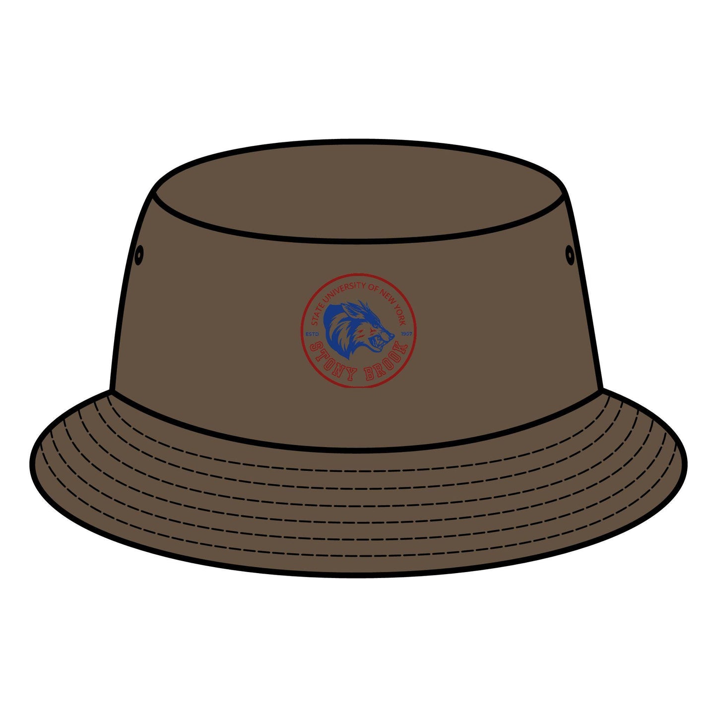 Stony Brook Seawolves SUNY Bucket Hat, Stylish Sunhat for Beach Days, Outdoor Adventures, Sports Events, Summer Style, Casual Headwear