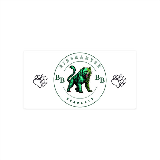 Binhampton University Bearcats SUNY Bumper Sticker College Pride, Notebook Sticker, Indoor Outdoor Sticker, Large