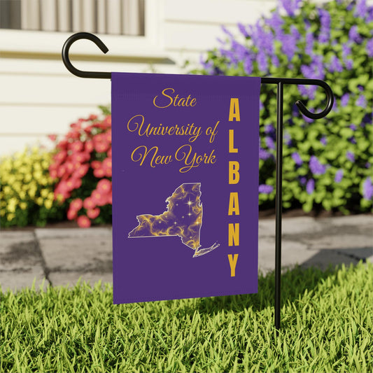 SUNY Albany University College Danes Garden & House Banner Flag PM