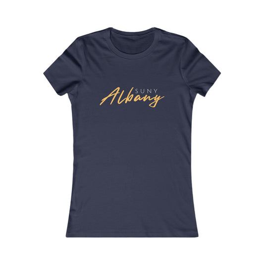 College Shirt SUNY Albany Women's T, University Tee, School Tshirt, Graphic Tee for Her, Gift for College Student