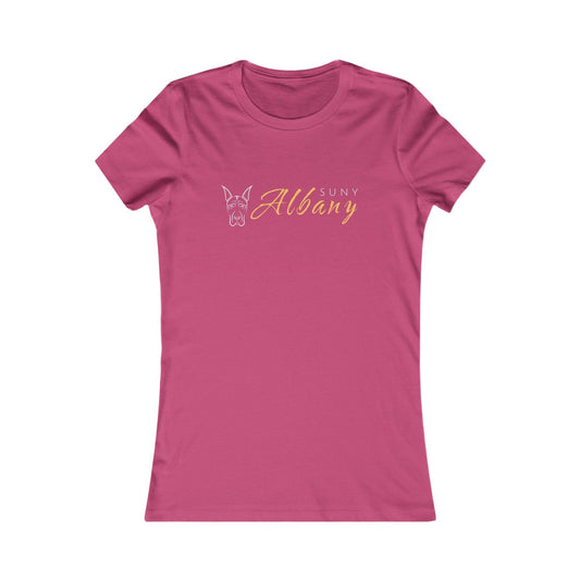 Albany SUNY Women's Favorite Tee University T-Shirt, College Tee Shirt, School Pride Shirt, Gift for Her, Graphic Tee